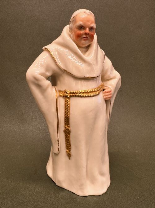 ROYAL WORCESTER FIGURE LARGE MONK 915 BY JAMES HADLEY C1882 - ADDITIONAL PHOTO 1