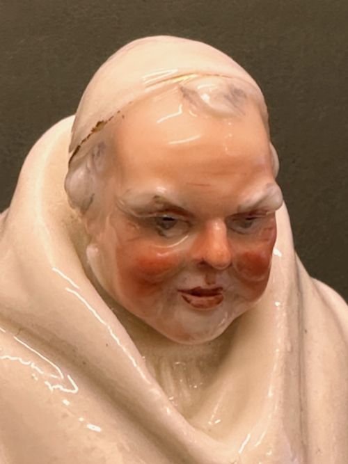 ROYAL WORCESTER FIGURE LARGE MONK 915 BY JAMES HADLEY C1882 - ADDITIONAL PHOTO 2