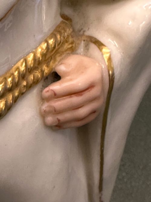 ROYAL WORCESTER FIGURE LARGE MONK 915 BY JAMES HADLEY C1882 - ADDITIONAL PHOTO 3