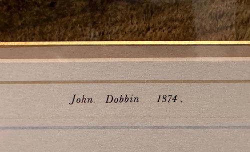 fig 3. John Dobbin (1815-1888) Framed original Watercolour Painting of Darlington