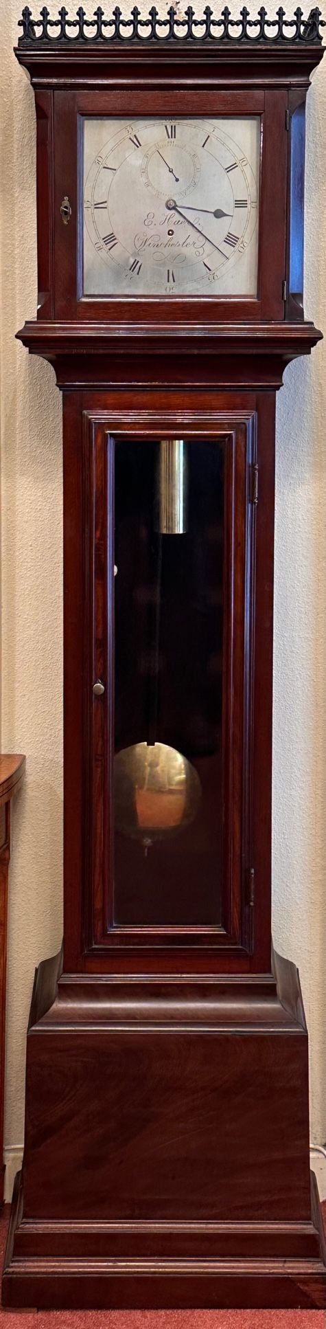A Fine Quality Late 19th Century Longcase Mahogany Domestic Regulator Timepiece