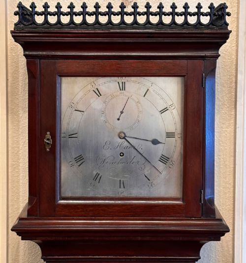 fig 1. A fine quality late 19th century longcase mahogany DOMESTIC REGULATOR Timepiece