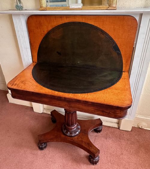 A Good 19th Century Mahogany Folding Card Table