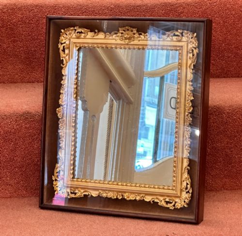 A Very Good Victorian Ornate Gilt Framed Mirror (61cm X 30.5cm)