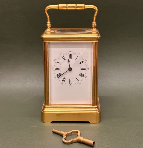 French 8-Day Striking Carriage Clock by Henri Jacot, C.1865