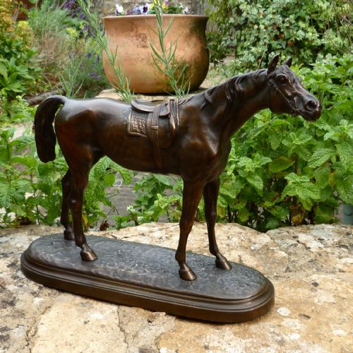 Isidore Bonheur: A Fine Large Bronze Stallion