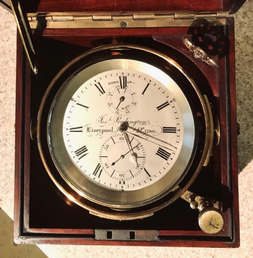fig 2. FINE VICTORIAN 56-HOUR MARINE CHRONOMETER