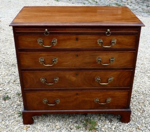 fig 1. SMALL 18TH CENTURY MAHOGANY CHEST-OF-DRAWERS