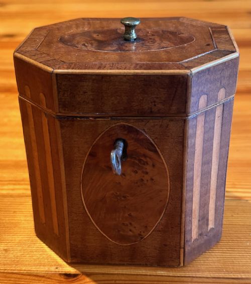 Georgian Canted-corner Octagonal Tea Caddy