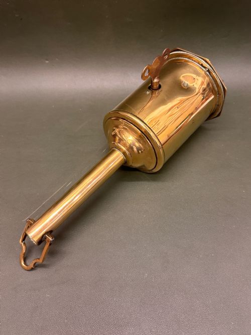 fig 2. Interesting 19th century brass clockwork Rotisserie 'hook' by Salter