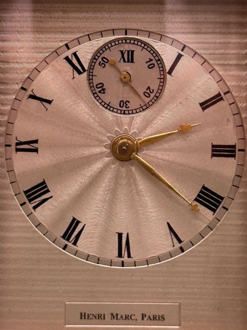 fig 1. Early French striking Carriage Clock by Henry Marc, c.1840