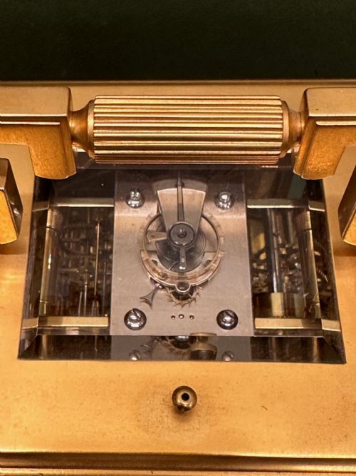 fig 2. French Strike-Repeating Carriage Clock originally retailed by Shaw of Glasgow, c.1880-1890