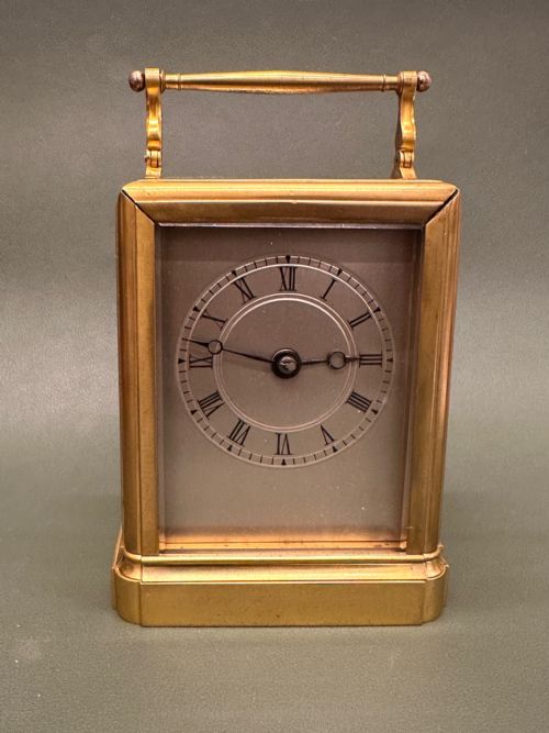 fig 1. Early French Carriage Clock by LeRoy et Fils, Paris. c.1855