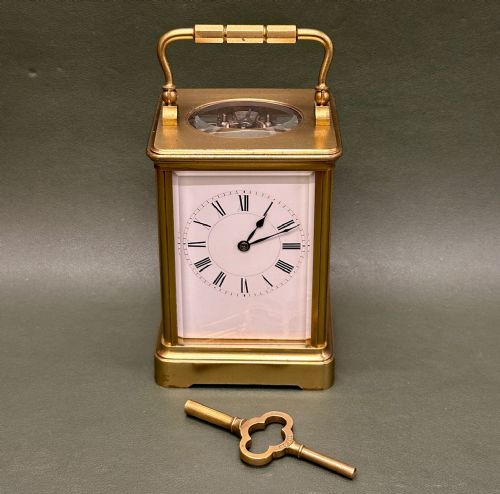 Late 19th Century French Carriage Clock Timepiece - Henri Jacot