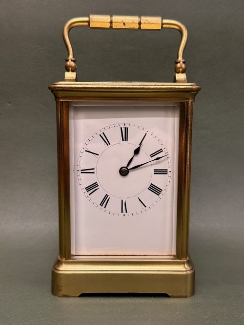 fig 1. Late 19th century French Carriage Clock Timepiece - Henri Jacot