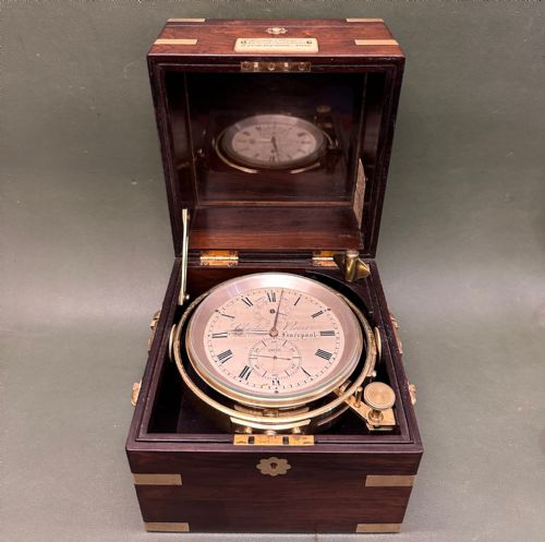 A Good 19th Century 54-Hour Marine Chronometer, by Charles Piers of Liverpool