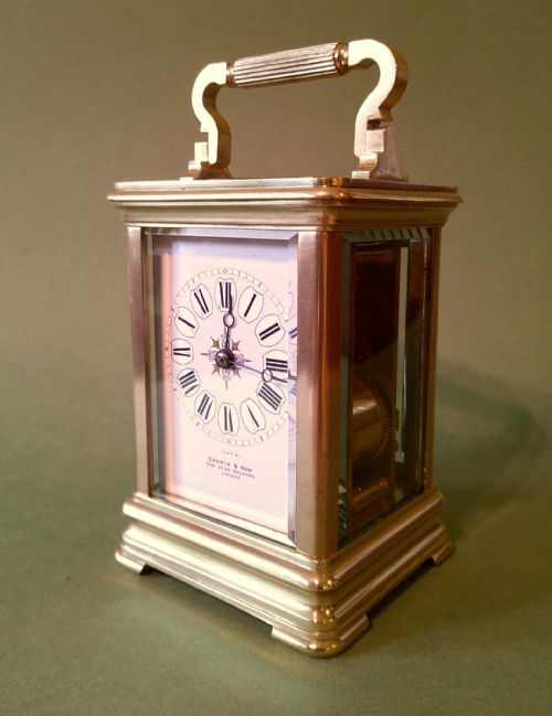 fig 1. MARGAINE: A SUPERB FRENCH STRIKING CARRIAGE CLOCK