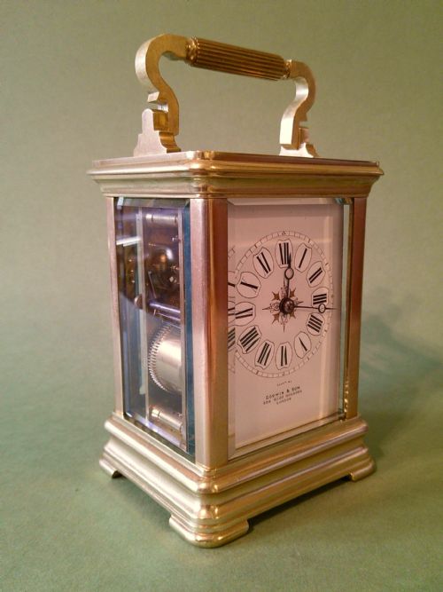 fig 2. MARGAINE: A SUPERB FRENCH STRIKING CARRIAGE CLOCK