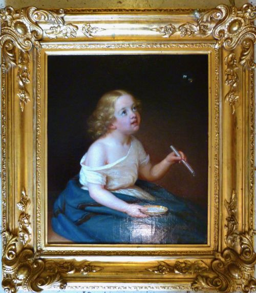 fig 1. SWEDISH OIL PAINTING: