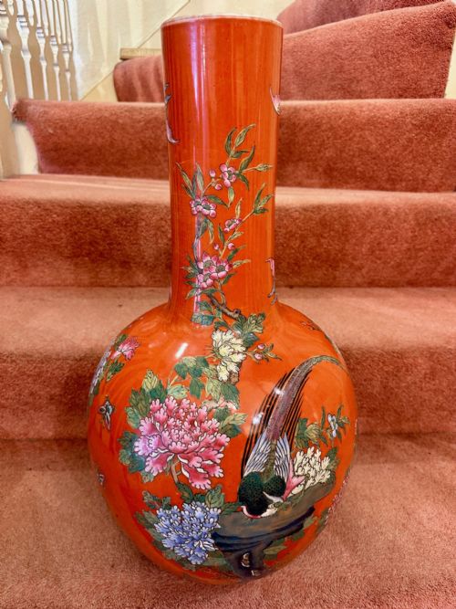 Late 19th Century Chinese Famille Rose Vase