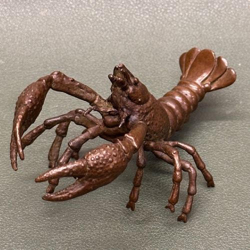 Late 19th/early 20th Century Japanese Bronze Crayfish