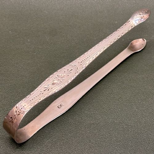 George III Silver Sugar Tongs. London 1770, Hester Bateman