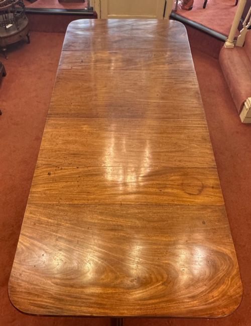 2nd Quarter 19th Century Solid Mahogany Extending Dining Table (8ft 6.5 Inches)