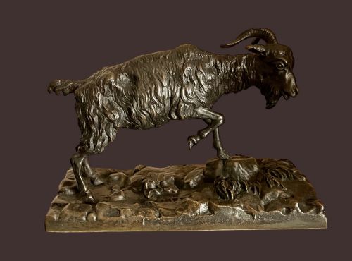 P. J. Mene: A Fine French Bronze 'Billy' Goat