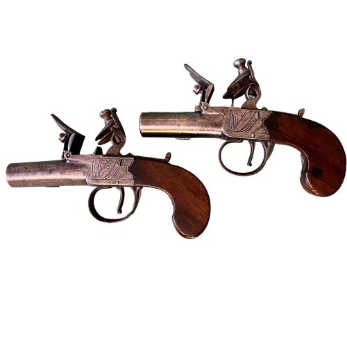 Good Pair of English Flintlock Pistols