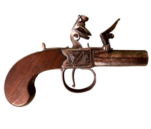 fig 1. GOOD PAIR OF ENGLISH FLINTLOCK PISTOLS