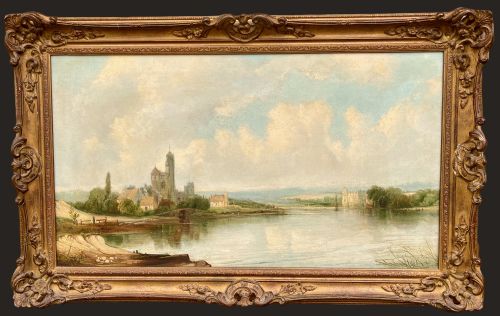 Alfred Vickers: Landscape Oil on Canvas