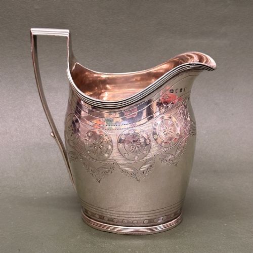 Hallmarked Silver Cream Jug, London 1796