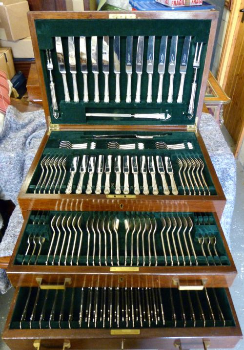 An Excellent Cutlery Canteen for Twelve Settings