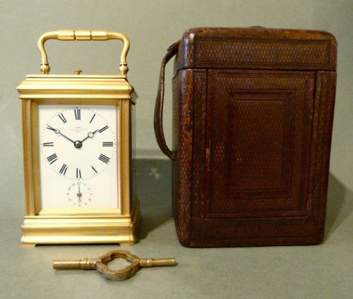 An Excellent French Repeating Carriage Clock