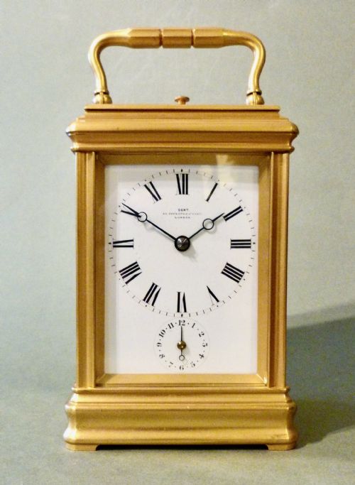 fig 1. AN EXCELLENT FRENCH REPEATING CARRIAGE CLOCK