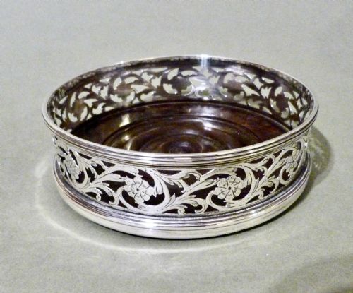 Good George III Silver Wine Coaster