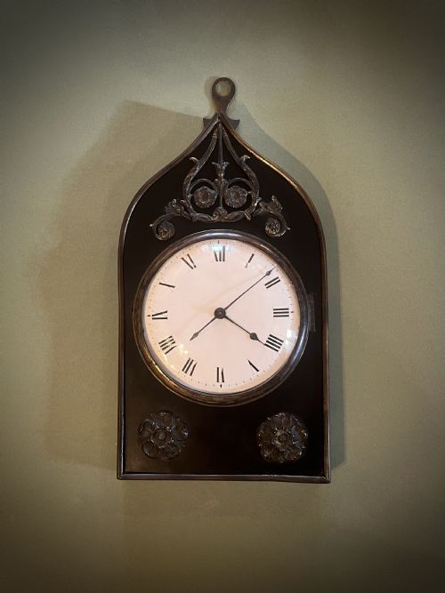 Rare Gothic Style Sedan Clock