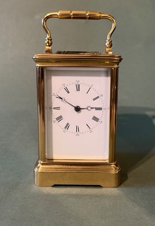 fig 1. STRIKING CARRIAGE CLOCK BY JOSEPH SOLDANO