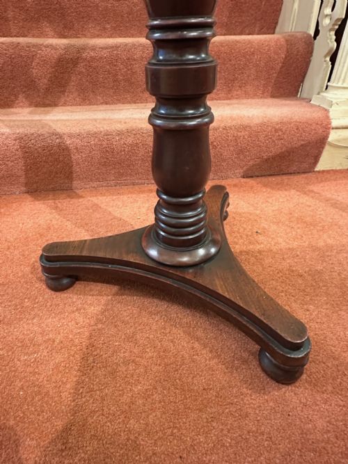 GEORGE IV MAHOGANY ADJUSTABLE DUET MUSIC STAND - ADDITIONAL PHOTO 5