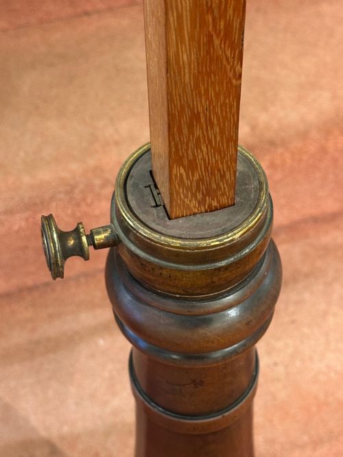 GEORGE IV MAHOGANY ADJUSTABLE DUET MUSIC STAND - ADDITIONAL PHOTO 8