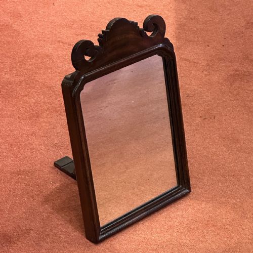 George III Period Rectangular Mahogany Vanity Mirror