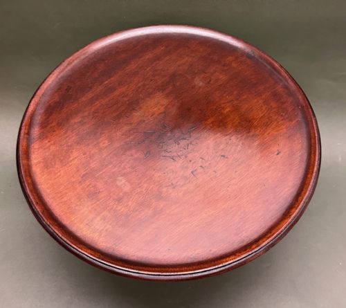 VICTORIAN MAHOGANY CIRCULAR CAKE OR CHEESE STAND - ADDITIONAL PHOTO 2