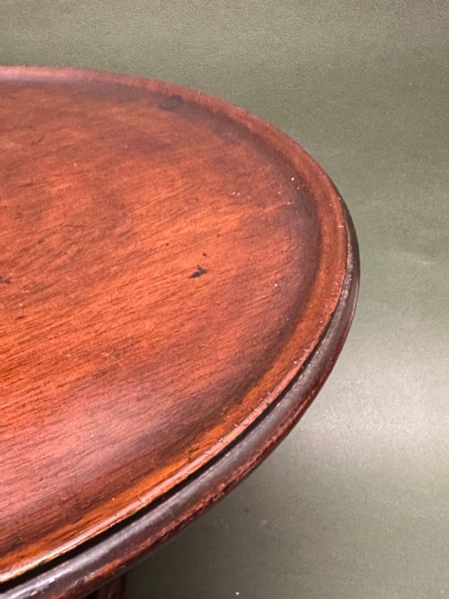 VICTORIAN MAHOGANY CIRCULAR CAKE OR CHEESE STAND - ADDITIONAL PHOTO 3