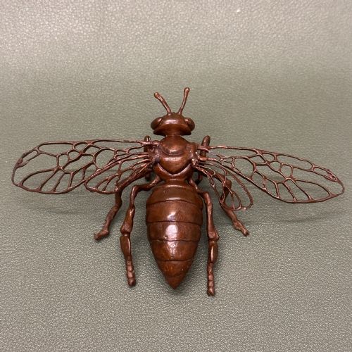 Late 19th Century (Meiji Period) Japanese Bronze Bee