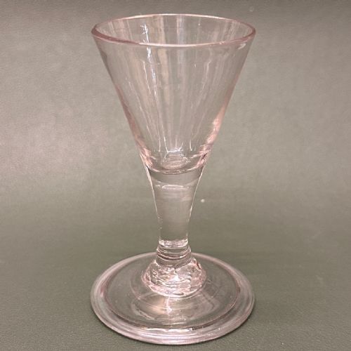 Late 18th century dwarf ale glass