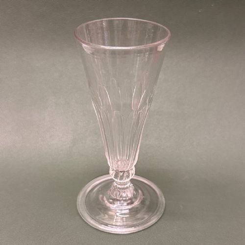 Late 18th century Wrythen Fluted Ale Glass