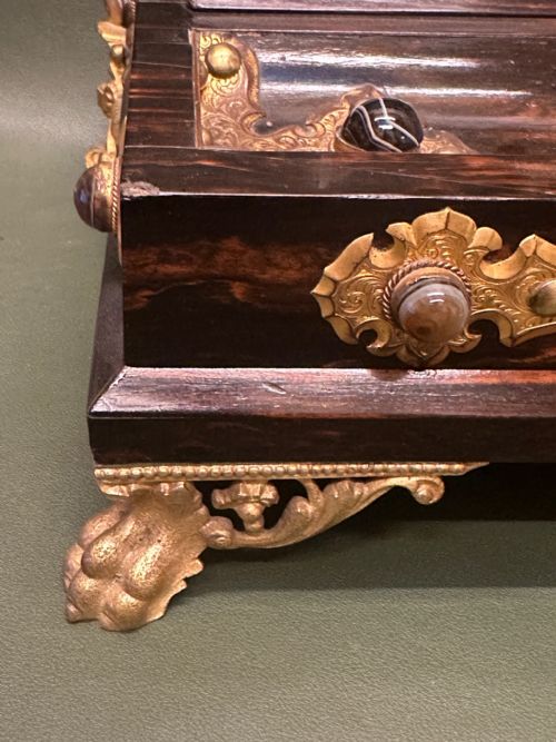 19TH CENTURY COROMANDELWOOD DESK STAND - ADDITIONAL PHOTO 4