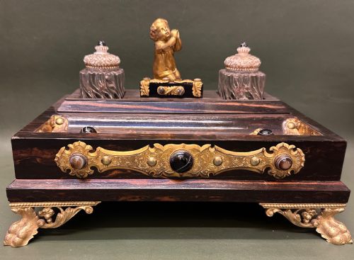 19TH CENTURY COROMANDELWOOD DESK STAND - ADDITIONAL PHOTO 6