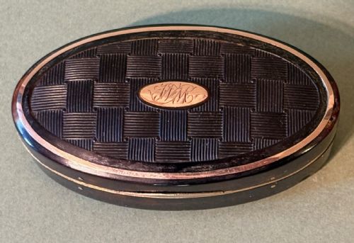 George III Tortoiseshell Snuff Box