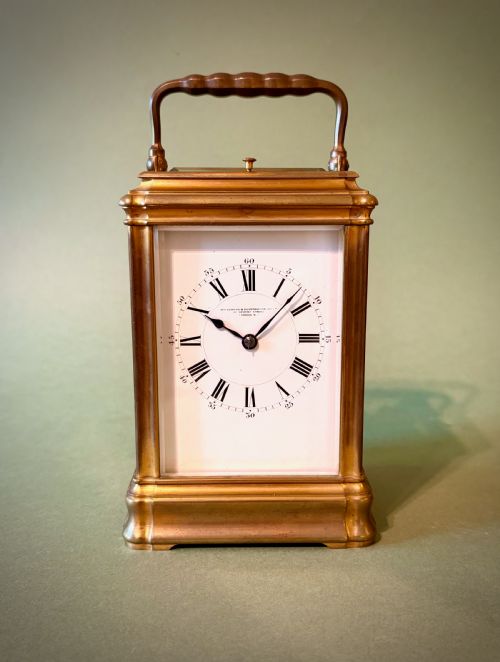 Fine French Carriage Clock by Jacot